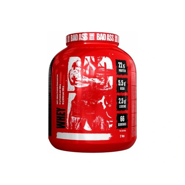 BAD ASS Whey 2 kg o smaku lodów waniliowych