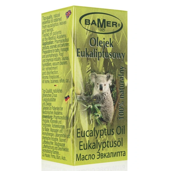 BAMER naturalny olejek eteryczny eukaliptusowy 7 ml