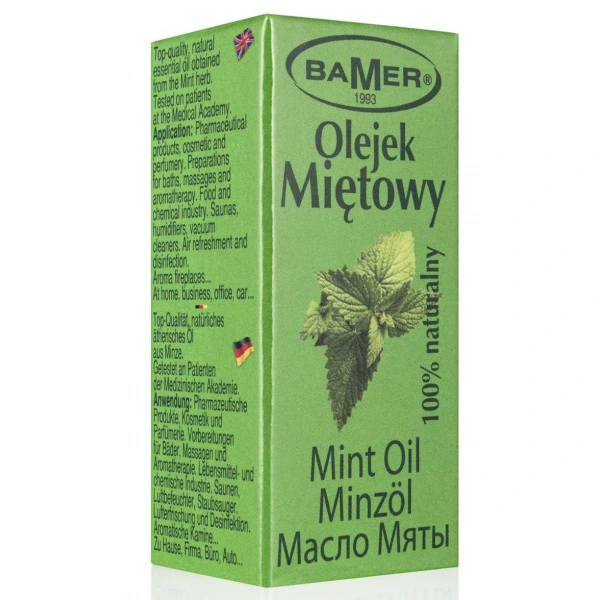 BAMER naturalny olejek eteryczny miętowy 7 ml