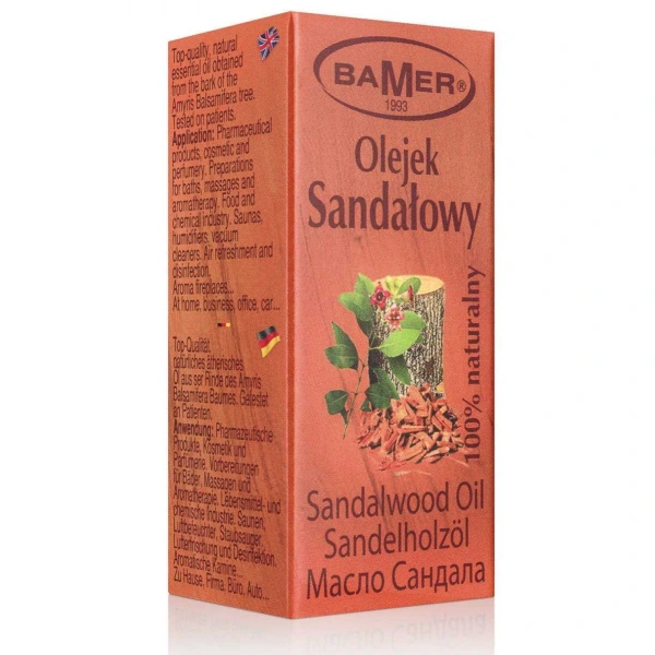 BAMER naturalny olejek eteryczny sandałowy 7 ml