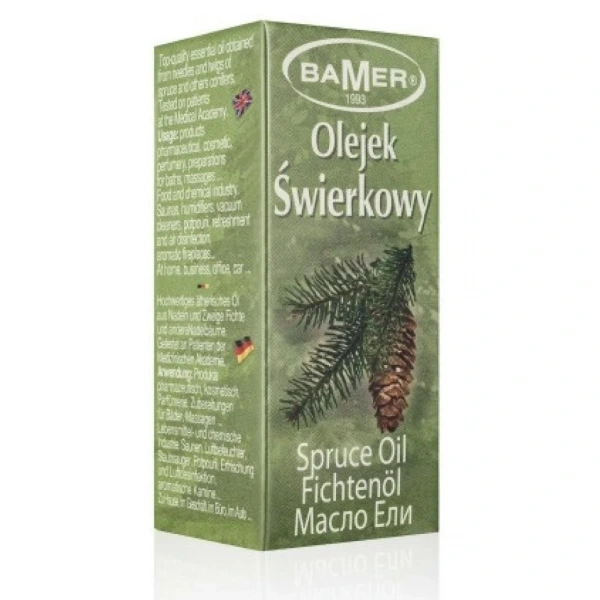 BAMER naturalny olejek eteryczny świerkowy 7 ml