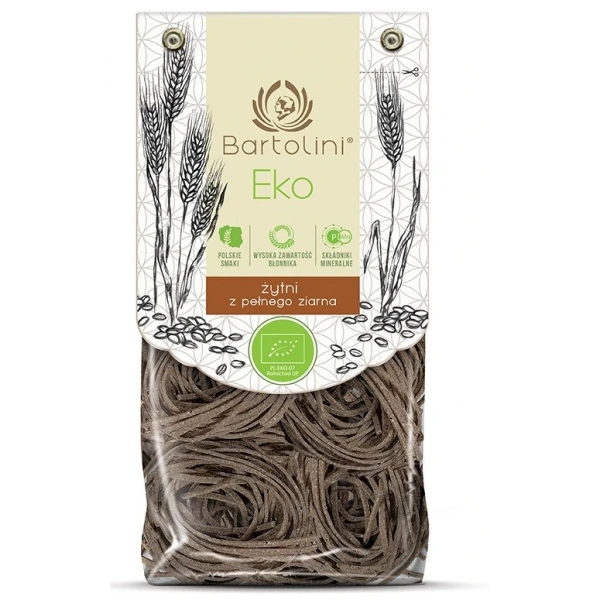 BARTOLINI Makaron żytni gniazda tagliatelle BIO 250g