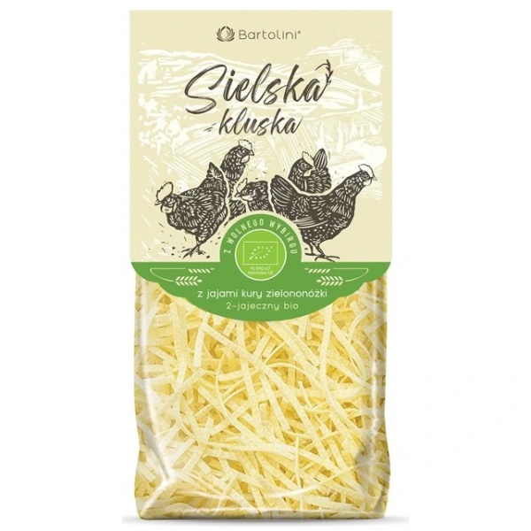 BARTOLINI Sielska Kluska z jajami od kur zielononóżek krajanka BIO 250g