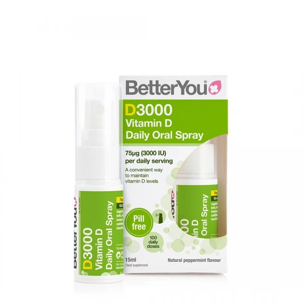 BetterYou Witamina D3 3000 IU 15 ml w sprayu