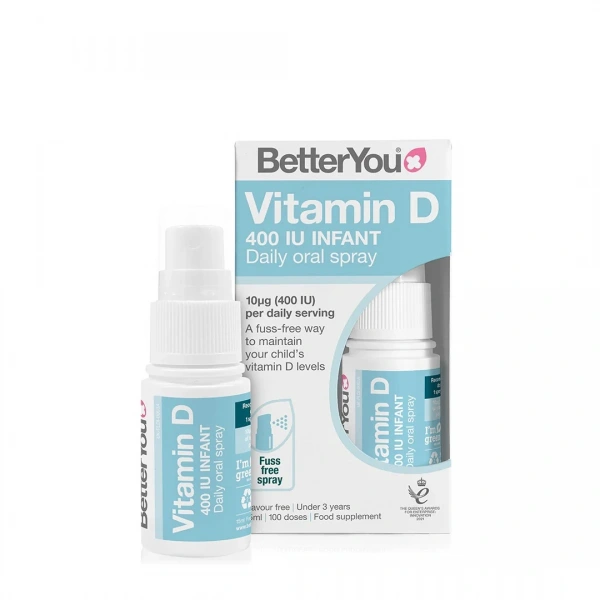 BetterYou DLux Infant Daily Witamina D dla niemowląt w sprayu 15 ml