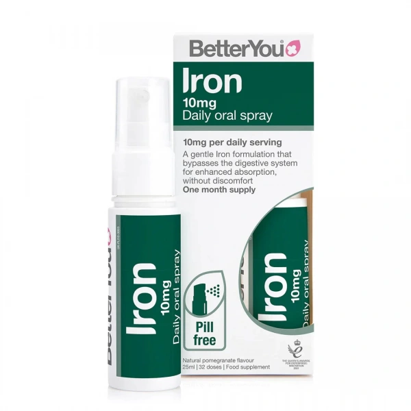 Better You Iron 10 Żelazo w sprayu o smaku granatu 25 ml