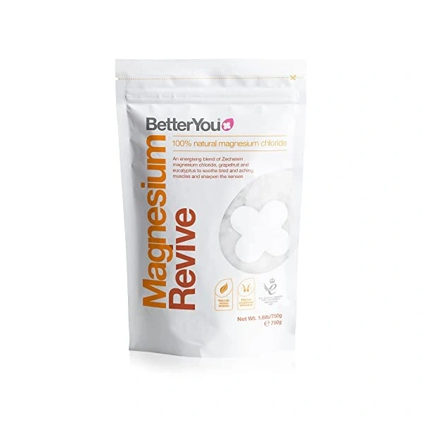 BETTERYOU Magnesium Revive Bath Flakes - Płatki Magnezowe do kąpieli  (750 g)