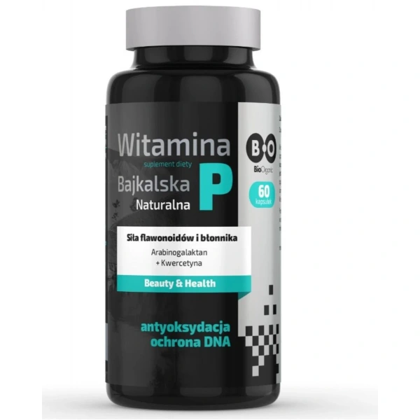 BIOORGANIC POLSKA Witamina P Bajkalska 60 kapsułek