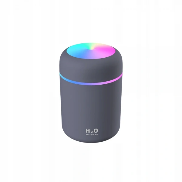 BIOU Nawilżacz powietrza - dyfuzor do olejków - USB szary (2 W)