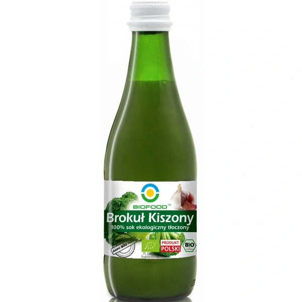 BIO FOOD Brokuł Kiszony 100% sok ekologiczny tłoczony 300 ml