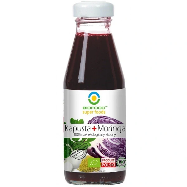BIO FOOD Kapusta + moringa 100% sok kiszony  BIO 200 ml