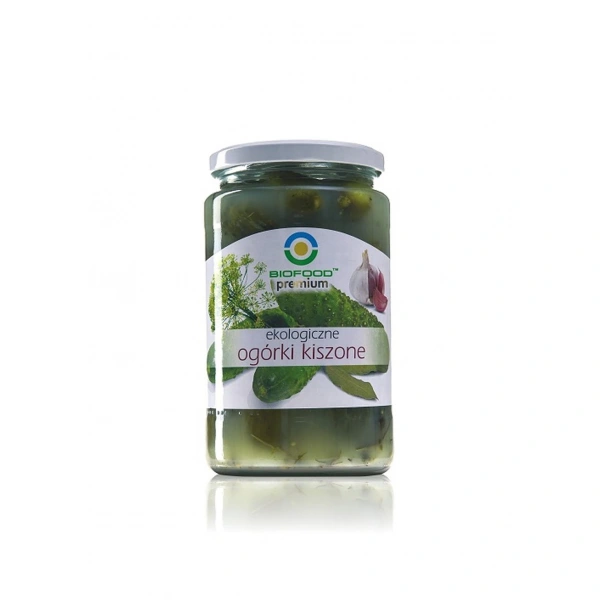 BIO FOOD Ogórki kiszone BIO 400 g / 700 g