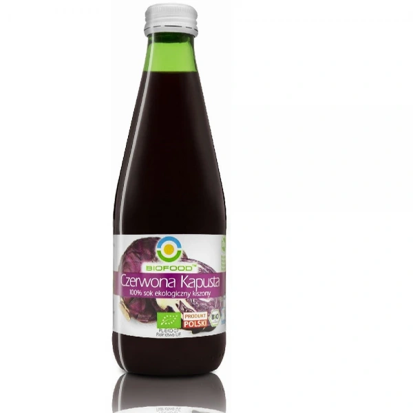 BIO FOOD Sok z czerwonej kapusty kiszonej BIO 300 ml