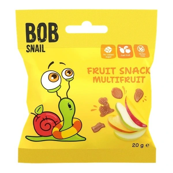BOB SNAIL Przekąska wieloowocowa 20g