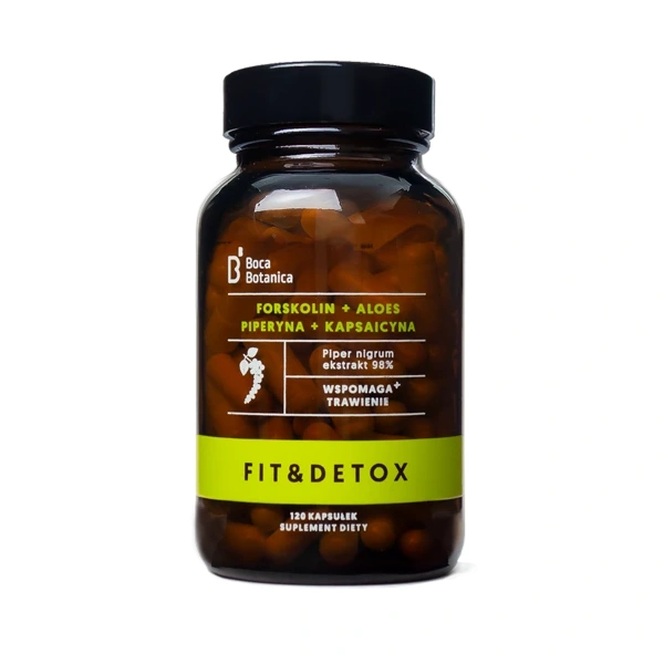 BOCA BOTANICA Forskolin + Aloes + Piperyna + Kapsaicyna (120 kaps.)