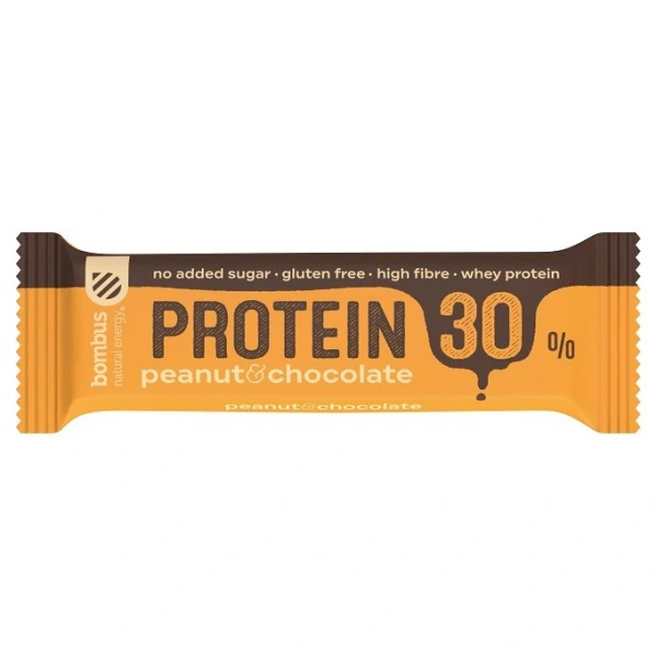 BOMBUS Baton Protein 30% orzech ziemny- czekolada BEZGL. 50 g