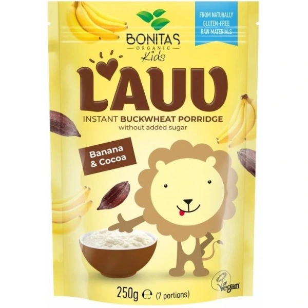 BONITAS Kaszka gryczana z bananem i kakao BIO 250 g