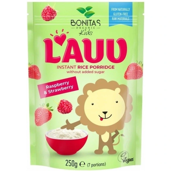BONITAS Kaszka ryżowa z truskawkami i malinami BIO 250 g