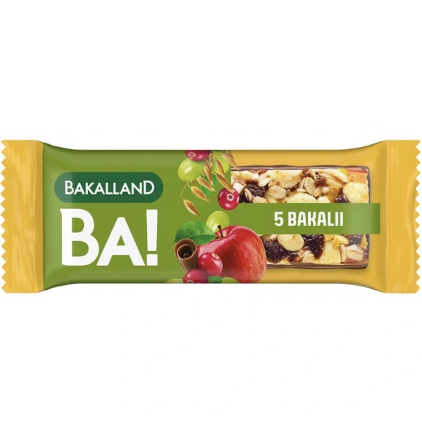 Bakalland Ba! Baton zbożowy 5 bakalii 40 g