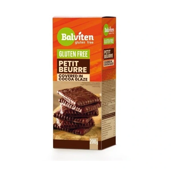 Balviten herbatniki petit beurre w polewie kakaowej bezglutenowe 200 g