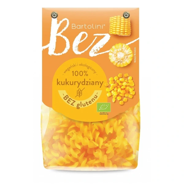 Bartolini makaron (kukurydziany) świderki bezglutenowy bio 250 g