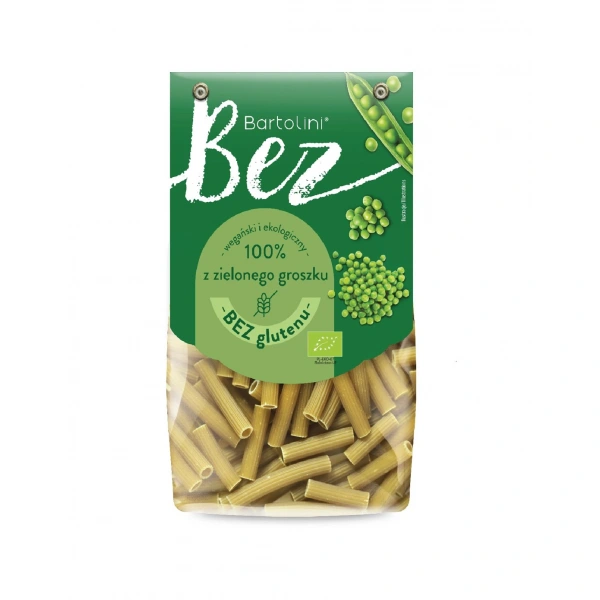 Bartolini makaron proteinowy (z groszku zielonego) rurka bezglutenowy bio 250 g