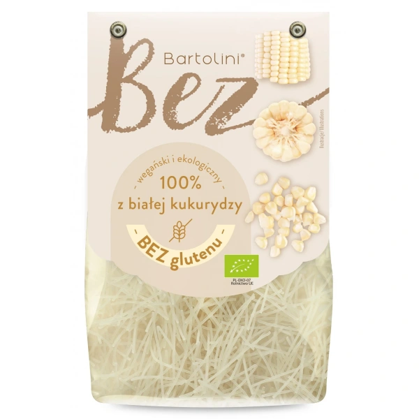 Bartolini makaron (z białej kukurydzy) krajanka bezglutenowy bio 250 g