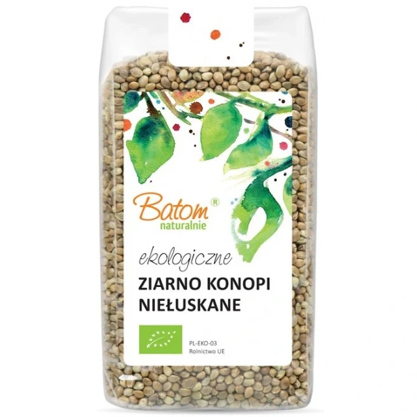 Batom nasiona konopi niełuskane bio 250 g