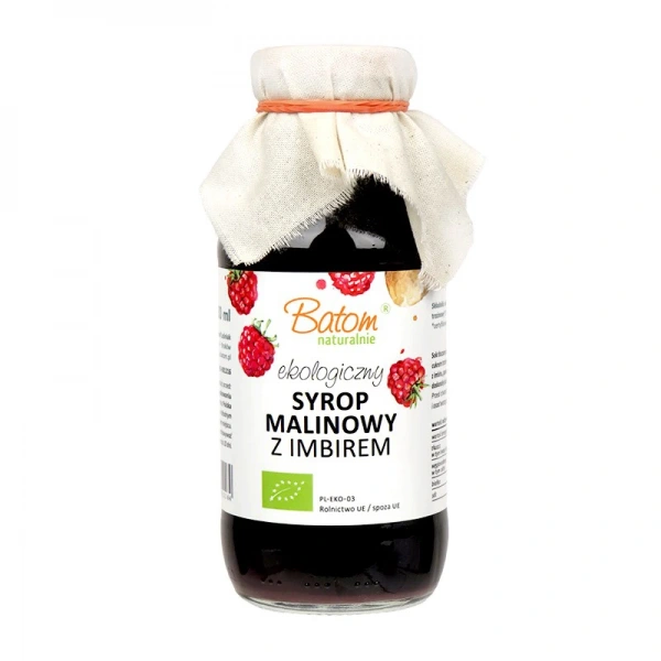 Batom syrop malinowy z imbirem bio 330 ml