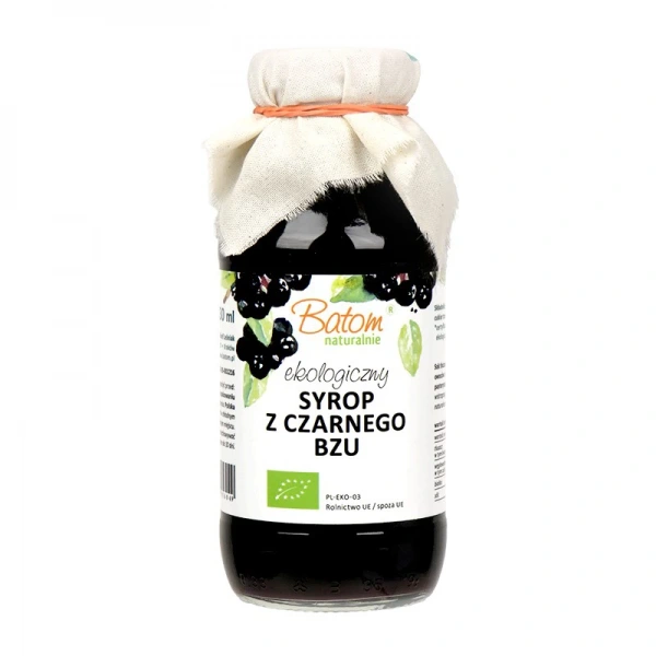 Batom syrop z czarnego bzu bio 330 ml