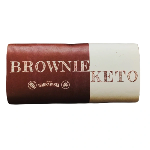 Baton baton brownie keto bez dodatku cukrów bezglutenowy 50 g
