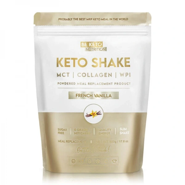 BeKeto Diet Keto Shake - Francuska Wanilia 500g