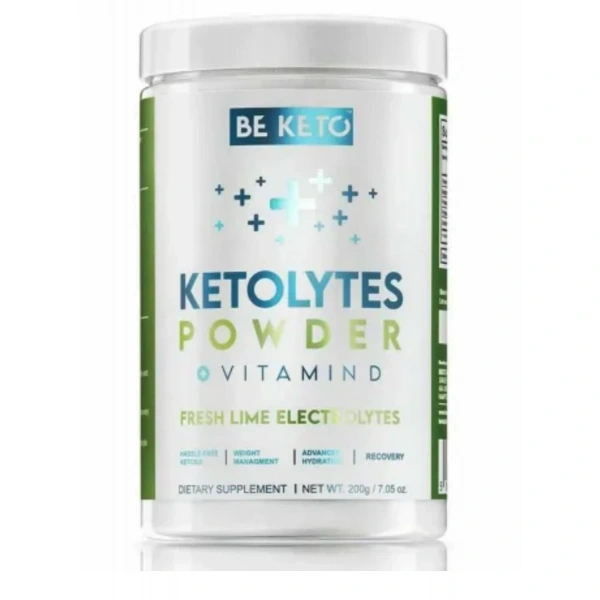 BeKeto Elektrolity Ketolytes w proszku o smaku limonkowym 200g