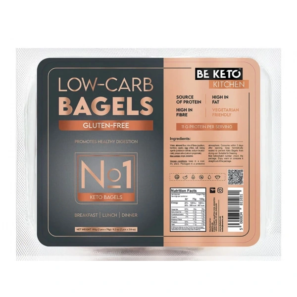 BeKeto Keto Bajgle bezglutenowe 150g