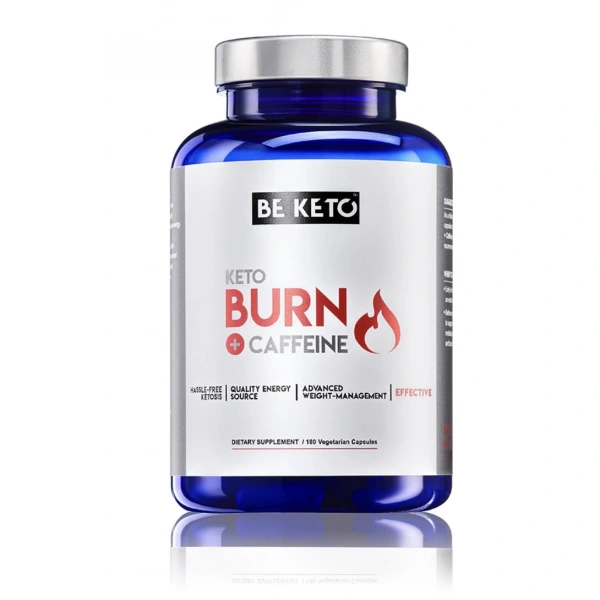 BeKeto Keto Burn z kofeiną - spalacz tłuszczu 180 kapsułek