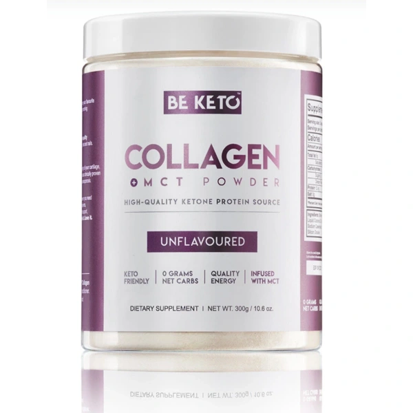 BeKeto Keto Kolagen z olejem MCT bezsmakowy 300g