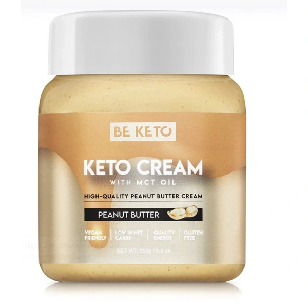 BeKeto Keto Krem Doskonałe Masło Orzechowe 250g