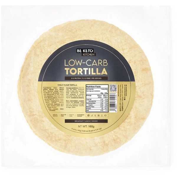 BeKeto Keto Tortilla 4x40g