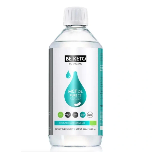 BeKeto Olej MCT 100% C8 500ml