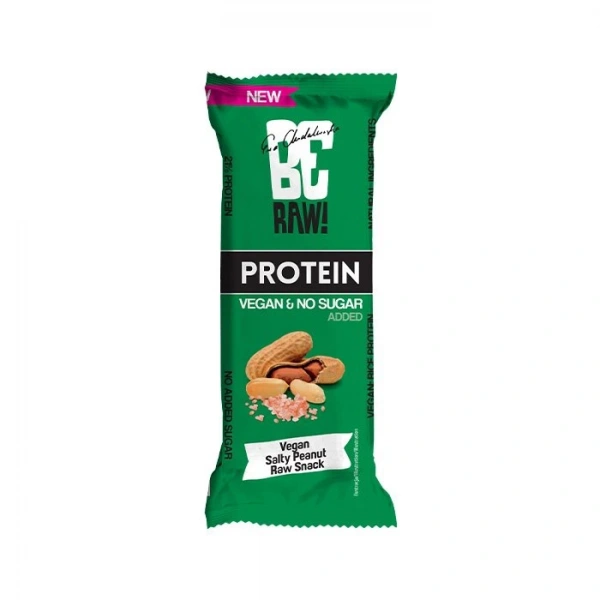 BeRAW Baton proteinowy Salty Peanut 21% białka 40 g