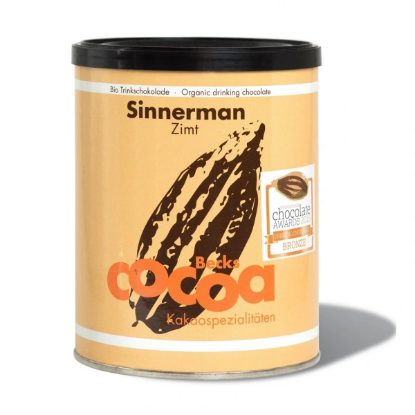 Becks cocoa czekolada do picia cynamonowa fair trade bezglutenowa bio 250 g