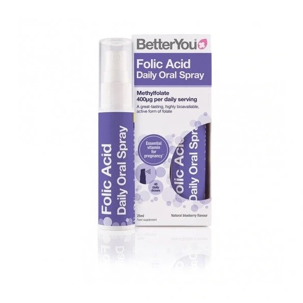 BetterYou Folic Acid Daily Oral Spray - Kwas foliowy w sprayu (25 ml)