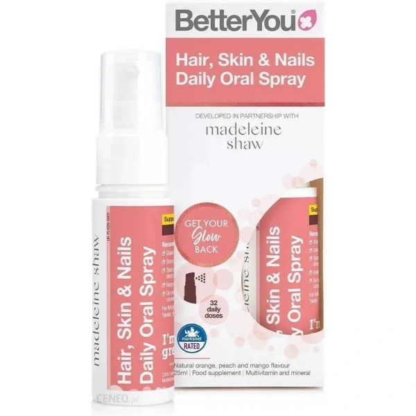 BetterYou Włosy, skóra, paznokcie 25ml w sprayu