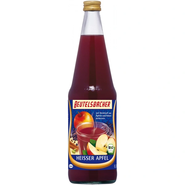 Beutelsbacher grzaniec bezalkoholowy jabłko  czarny bez  bio 700 ml