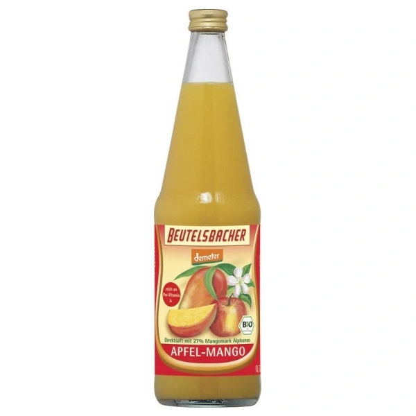 Beutelsbacher sok jabłko  mango demeter bio 750 ml