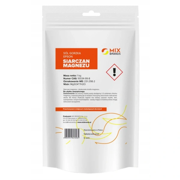 Big Nature Siarczan magnezu - Sól gorzka Epsom 1kg