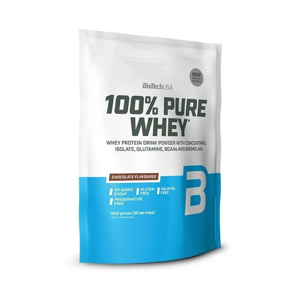 BioTech USA 100% Pure Whey 1000g o smaku bourbon wanilia