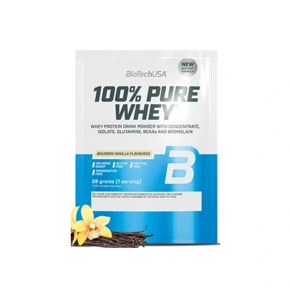 BioTech USA 100% Pure Whey 28g o smaku bourbon wanilia