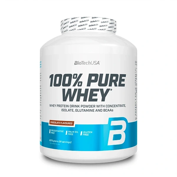 BioTech USA 100% Pure Whey 2270g o smaku karmel-cappuccino