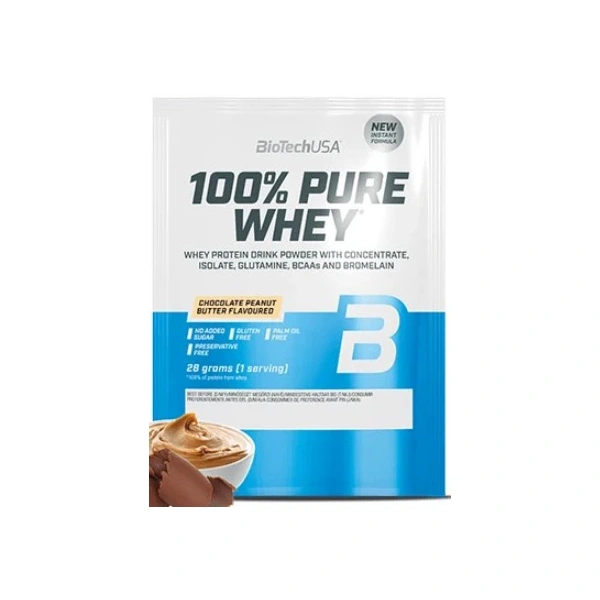 BioTech USA 100% Pure Whey 28g o smaku czekoladowo-orzechowym